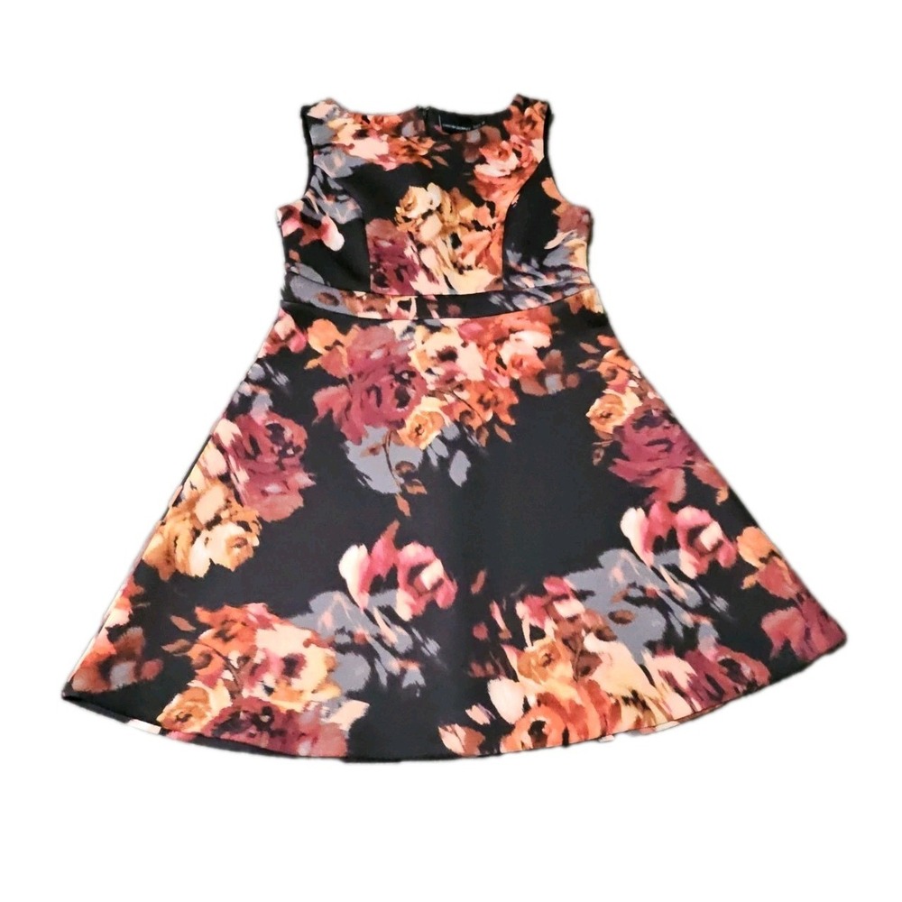 Cynthia Rowley Dress Womens Size 8 Bold All Over Floral Print‎ Tea Party Classy